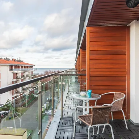 아파트 Baltic Park - Nadmorski Apartament Z Widokiem Na Morze - By Renters 슈비노우이스쳬